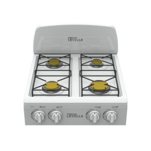 Estufa de Gas Portátil, 4 hornillas, Premium PPS403